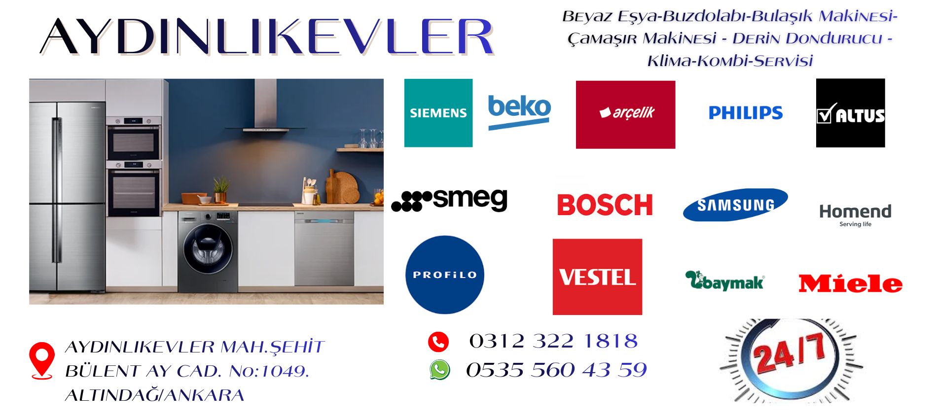 Aydınlıkevler Beyaz Eşya